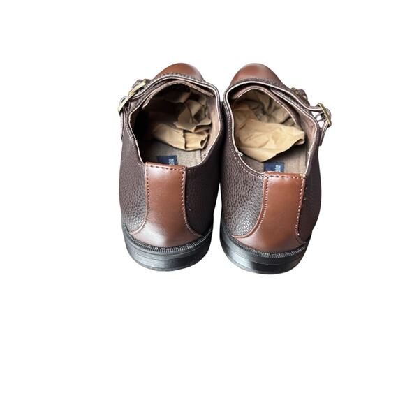 Joseph Abboud Glenn Slip on Monk Men's Strap 11 Dress Shoes Business Casual - Picture 6 of 7